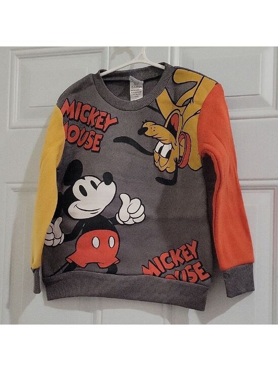 Disney Other - Boys Disney Mickey Mouse Sweatshirt Sizes 4 & 5/6 NWOT